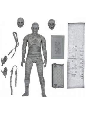ULTIMATE MUMMY (B&W) FIGURA 18 CM UNIVERSAL MONSTERS SCALE ACTION FIGURE