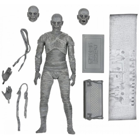 ULTIMATE MUMMY (B&W) FIGURA 18 CM UNIVERSAL MONSTERS SCALE ACTION FIGURE