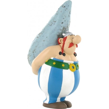 Tirelire Obélix avec menhir 16 cm