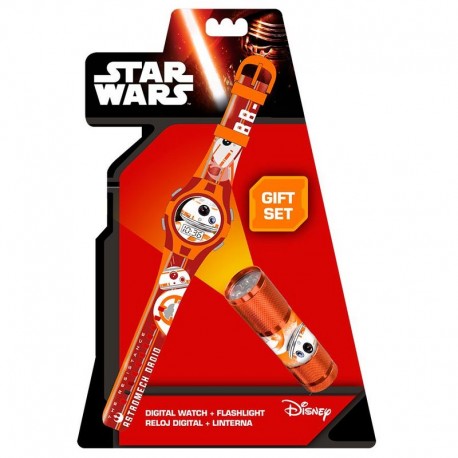 Set reloj más linterna BB-8 Star Wars episodio VII