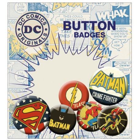 Chapas logos DC Comics