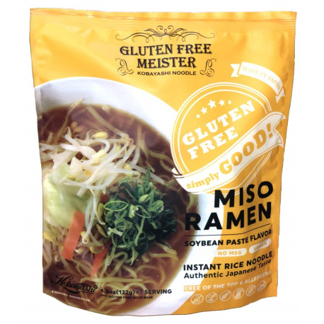 Ramen Miso Soybean Libre de Gluten