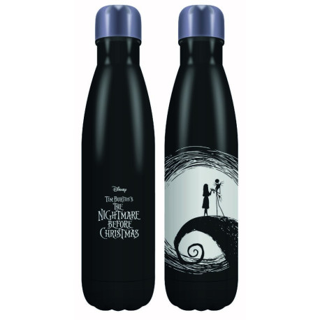 The Nightmare Before Christmas Botella de Agua In front of the moon