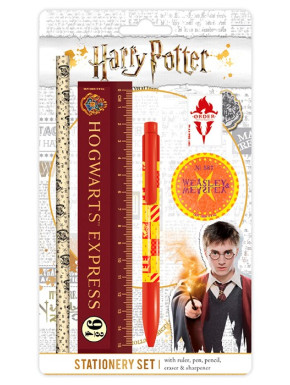 Conjunto de papelaria Harry Potter Hogwarts Express