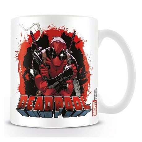 Taza Deadpool weapons