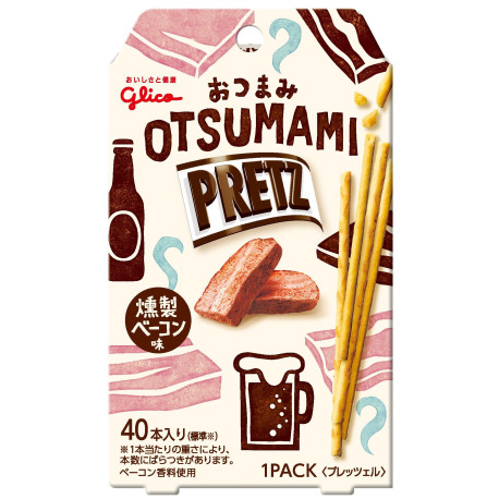 Snack Glico Pretz sabor Bacon Ahumado