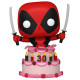 Marvel Deadpool 30th Aniversario Figura POP! Vinyl Deadpool in Cake 9 cm