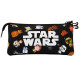 Star Wars Chibi Estuche Portatodo Triple FAN, Negro