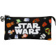 Star Wars Chibi Estuche Portatodo Triple FAN, Negro