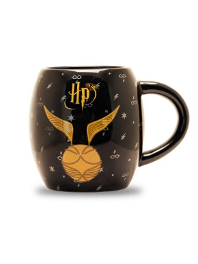 Harry Potter Wings Taza Oval, Negro