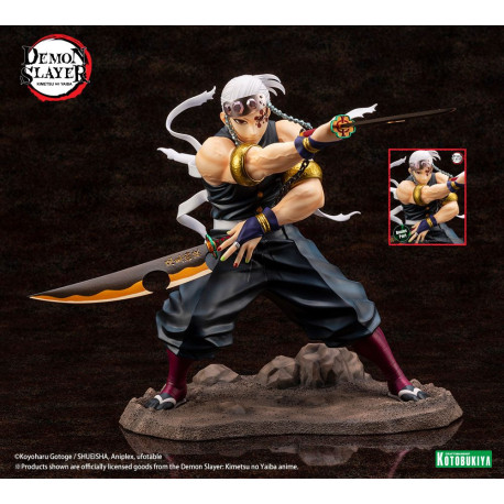 Demon Slayer: Kimetsu no Yaiba Estatua ARTFXJ PVC 1/8 Tengen Uzui Regular Edition 23 cm