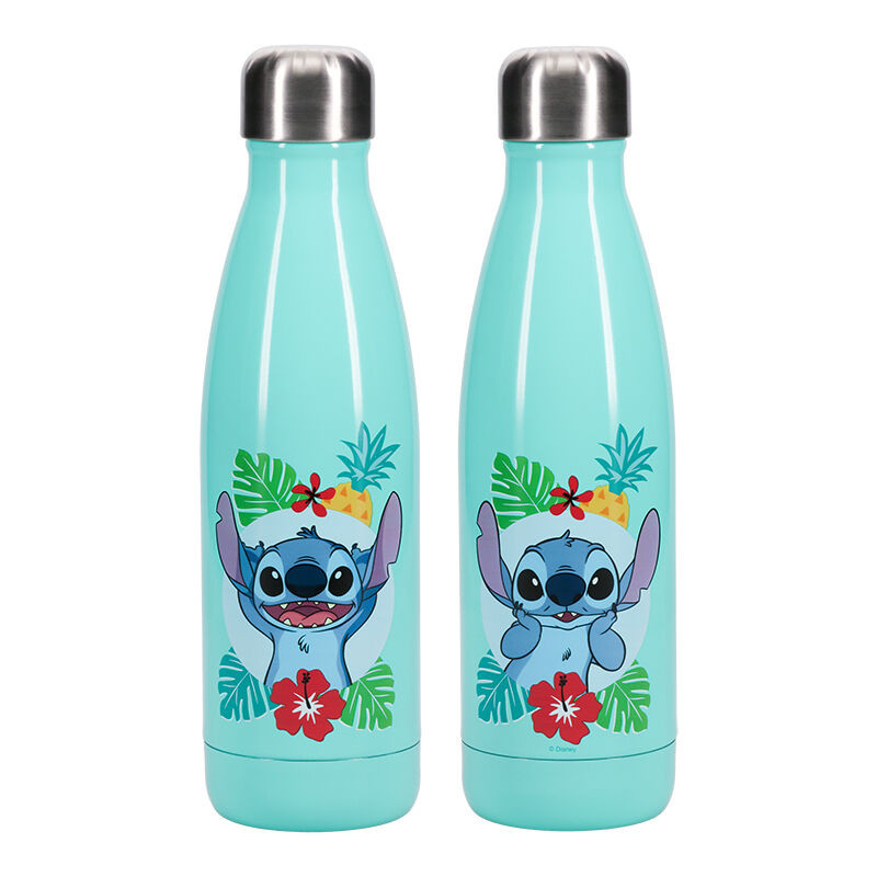 Disney-botella de agua de Stitch para niños y adultos, vaso de