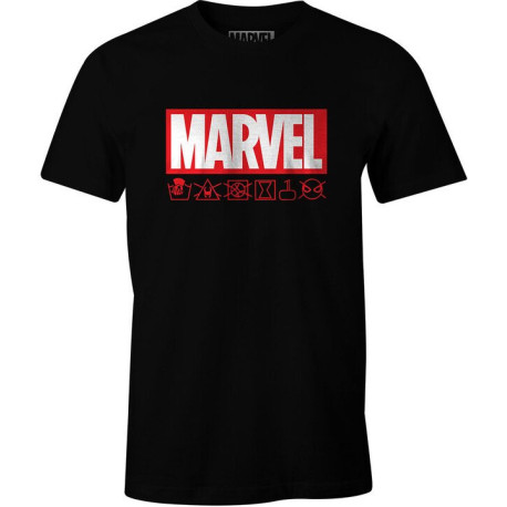 Camiseta Logos Marvel