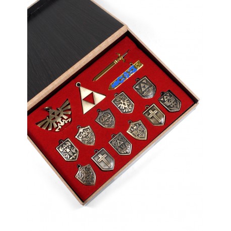 Zelda ensemble pendentif limited ed.