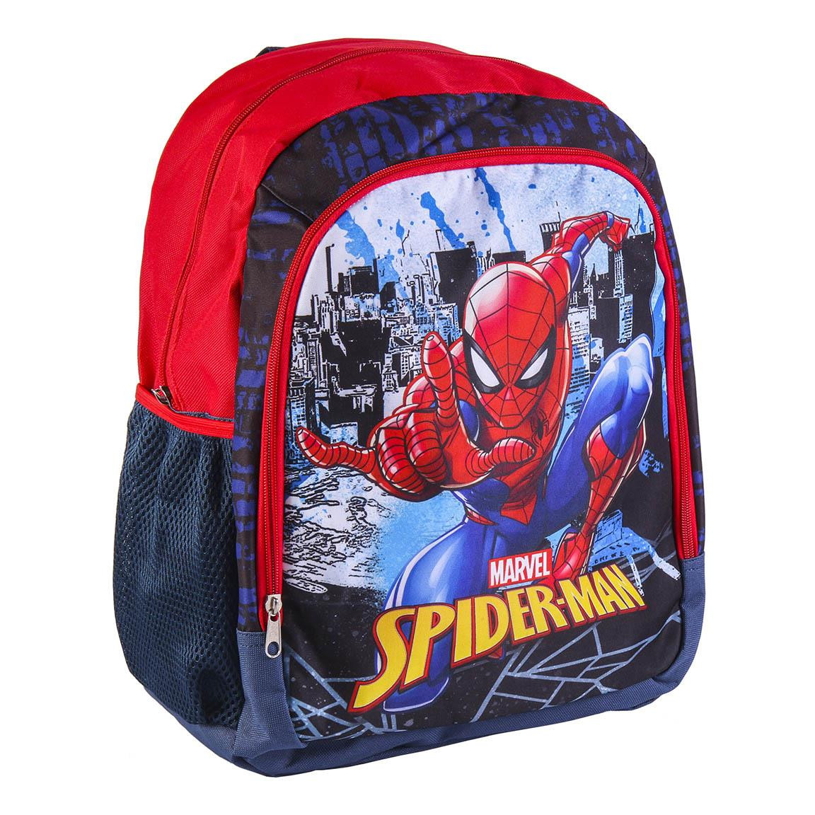 Marvel Mochila Spiderman para niños y niñas | Mochila escolar Spiderman  para niños | Mochilas para niños | Producto oficial de Spiderman, Rojo -