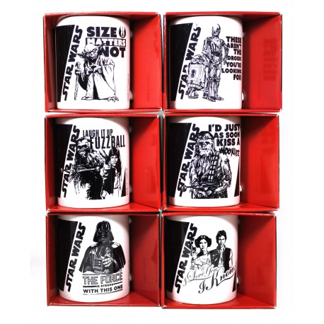 Pack Cups Star Wars Mythical Phrases