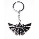 Keychain trifuerza Zelda silver