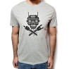 Camiseta Robot rock gris