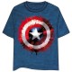 T-Shirt Captain America Marvel Blue