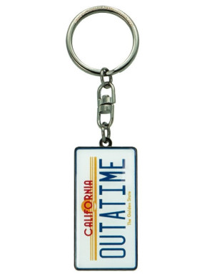 BACK TO THE FUTURE - Keychain "OUTATIME" X4