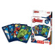 Juego de cartas 4 en 1 Marvel Avengers