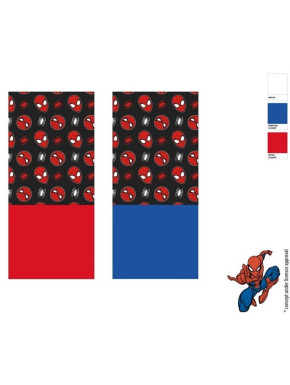Braga cuello de Spiderman Azul y rojo Niño