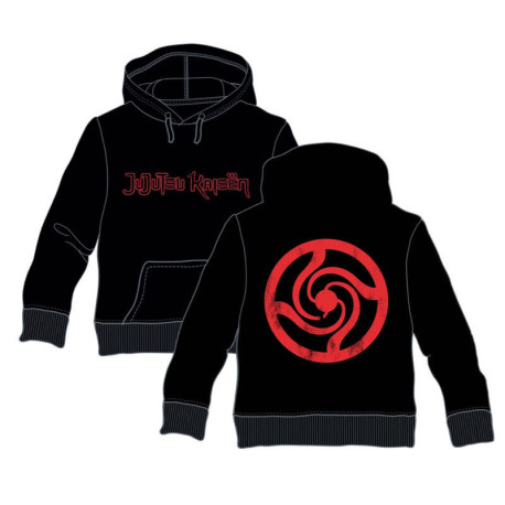 Sudadera capucha Logo Jujutsu Kaisen adulto