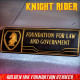 KNIGHT RIDER FLAG AGENT KIT DR COLLECTOR KIT COCHE FANTASTICO