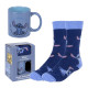 SET REGALO TAZA Y CALCETÍN STITCH