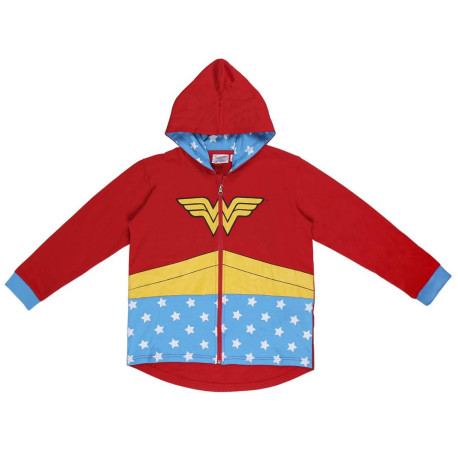 SUDADERA CON CAPUCHA COTTON BRUSHED WONDER WOMAN