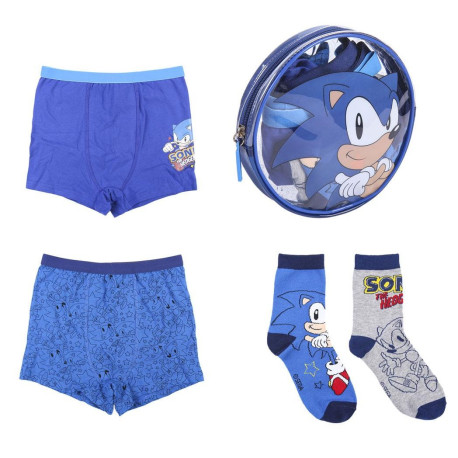 Ensemble boxer et chaussettes Sonic
