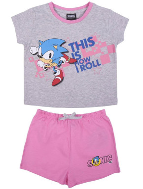 PIJAMA CORTO SINGLE JERSEY SONIC