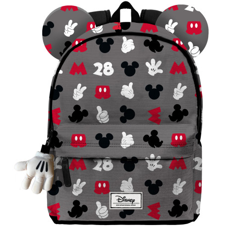 Mickey Mouse Grey Mochila HS FAN 2.0, Gris