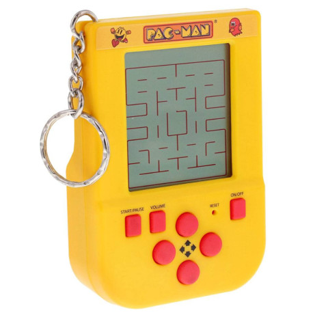 Pac-Man Mini Consola de Juego con Llavero Mini Retro