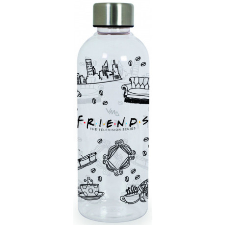 Bouteille transparente Friends 850ml