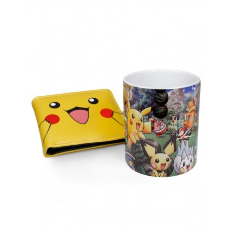 Pack Cup e di Portafoglio e a Pikachu