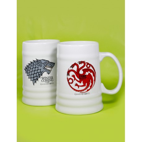 Pack Game of Thrones Mugs white