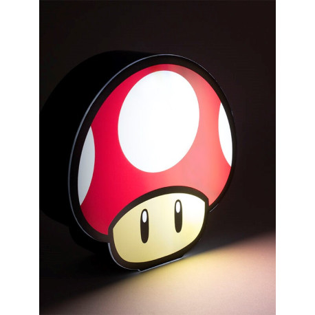 Lámpara Super Mario seta roja