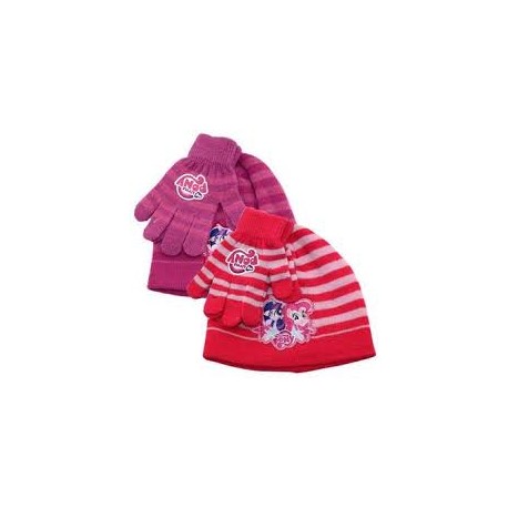 Little Pony set child hat and gloves