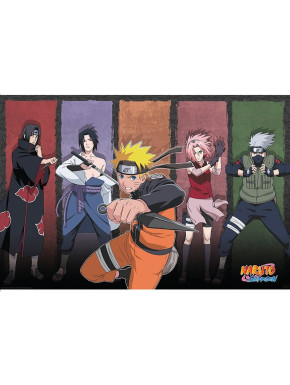 NARUTO SHIPPUDEN - Poster "Naruto & allies" (91.5x61)