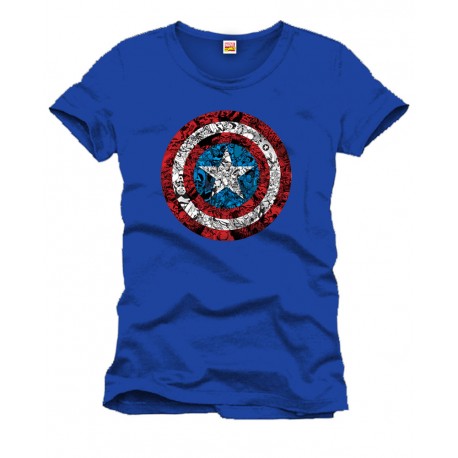 T-Shirt Collage Captain America Marvel