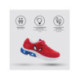 DEPORTIVA SUELA PVC CON LUCES SPIDERMAN