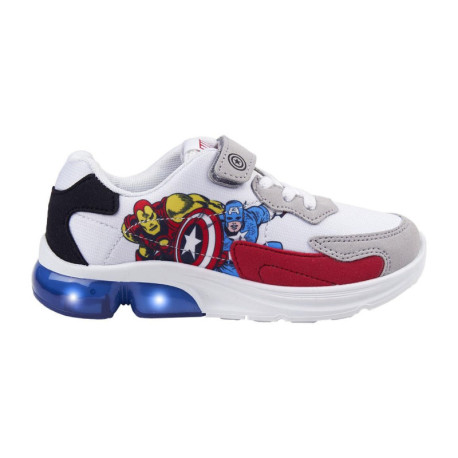 DEPORTIVA SUELA PVC CON LUCES AVENGERS SPIDERMAN