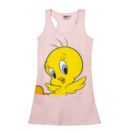 VESTIDO SINGLE JERSEY ACCESORIOS LOONEY TUNES PIOLIN