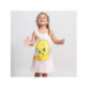 VESTIDO SINGLE JERSEY ACCESORIOS LOONEY TUNES PIOLIN