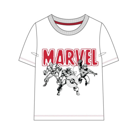 CAMISETA CORTA SINGLE JERSEY MARVEL