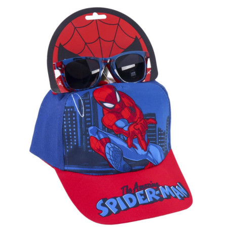 Set de gafas de sol y gorra de Spiderman