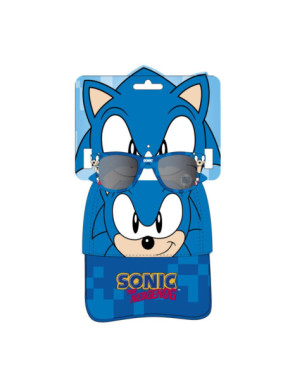 Casquette et lunettes de soleil Sonic pour enfants