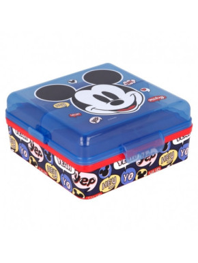 Sandwichera múltiple cuadrada Mickey Mouse