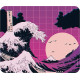 Alfombrilla Gran ola Hokusai vaporwave